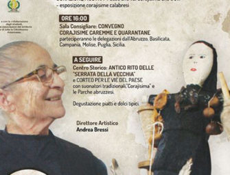 Corajisima Caremme e Quarantene, un convegno che parla di antiche tradizioni calabresi